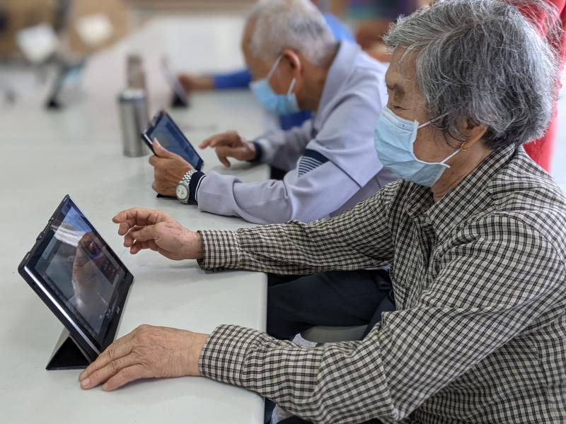 壽豐數位機會中心豐富銀髮族數位生活體驗-精選照片-活動相簿-偏鄉數位培力推動計畫