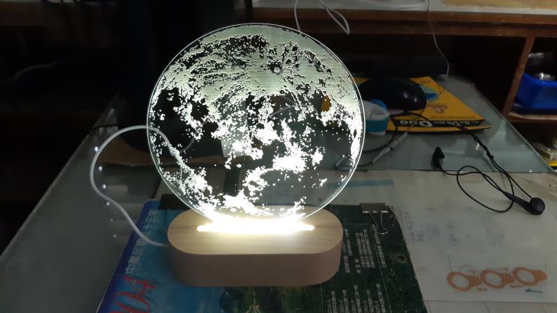 小夜燈完成的作品