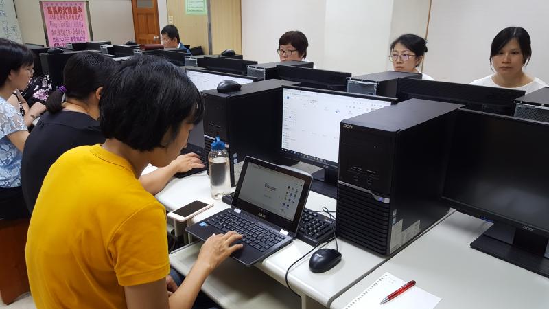 學員實際操作