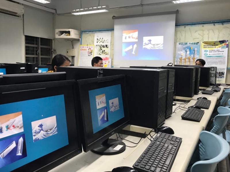 老師介紹梵谷繪畫的三要素