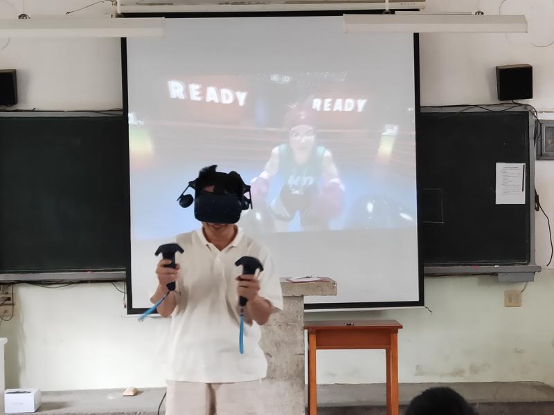 虛擬拳擊很累
