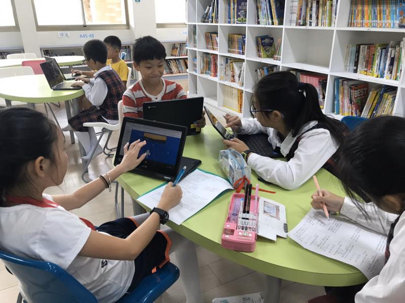 除了使用chromebook外也可以完成作業