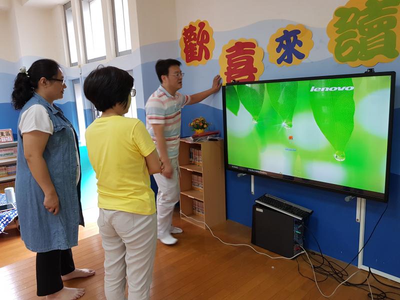 參與計畫故事媽媽學習使用資訊設備