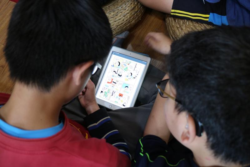 大家使用行動載具閱讀電子書的情形