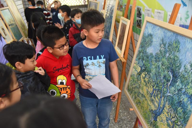 社區資訊站辦理「梵谷探索生命的調色盤巡迴展覽」