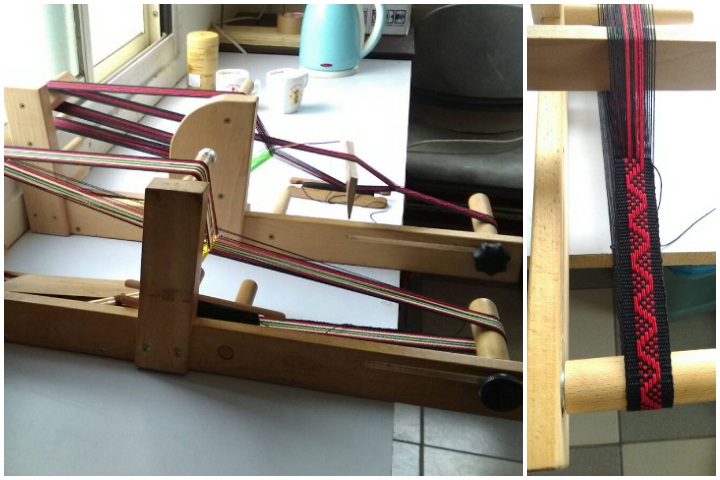 織布是泰雅婦女必備的生活技能，利用手工編織出絢麗獨特圖案的布料，是泰雅文化的一大特色。