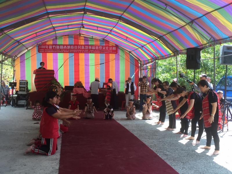 原住民感恩祭豐富的文化活動，吸引了眾多里民及其他地方的民眾前來觀禮