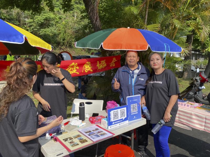 南澳鄉代表來訪表示加油