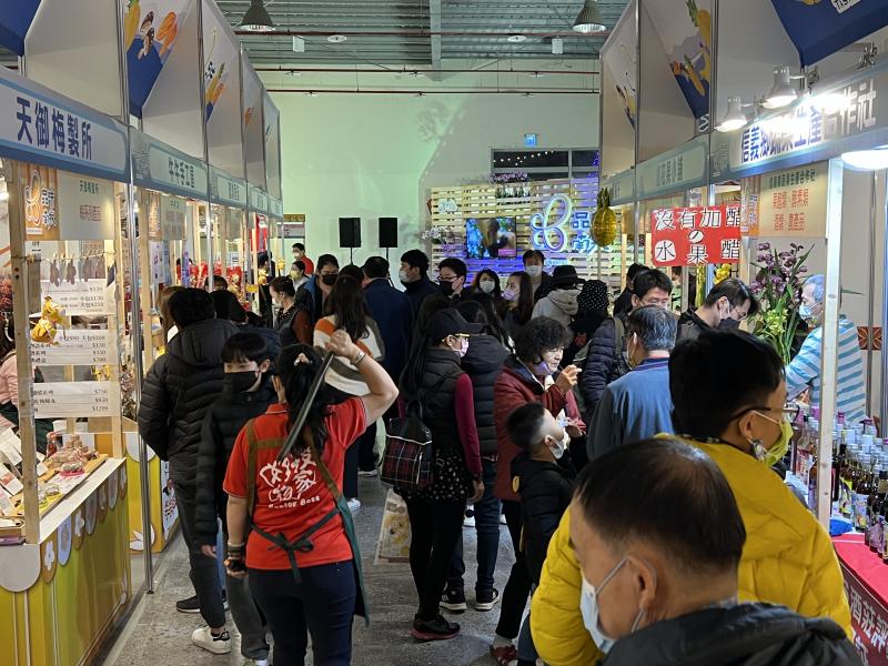 南投燈會展售現場照片