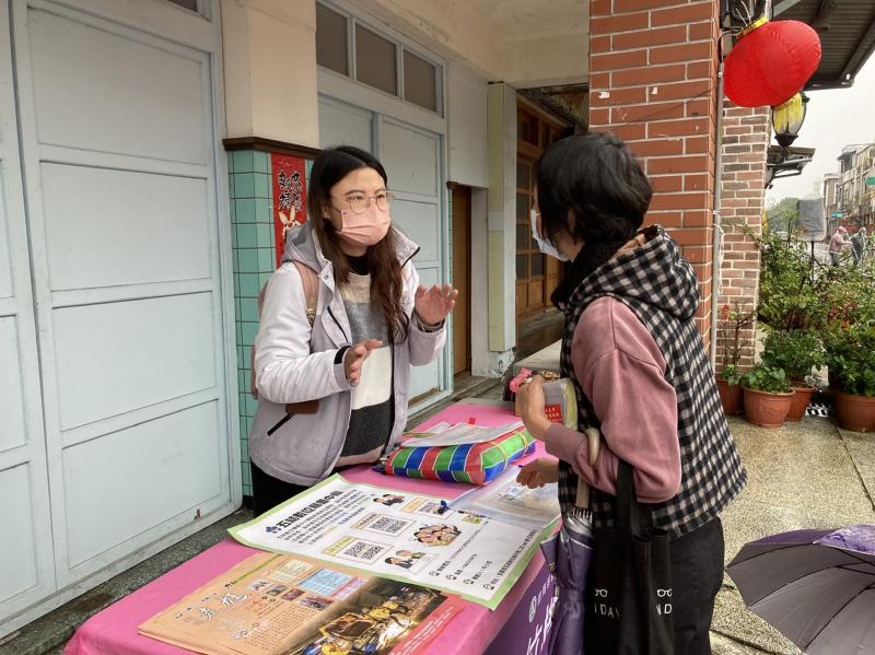 推廣現場與民眾互動