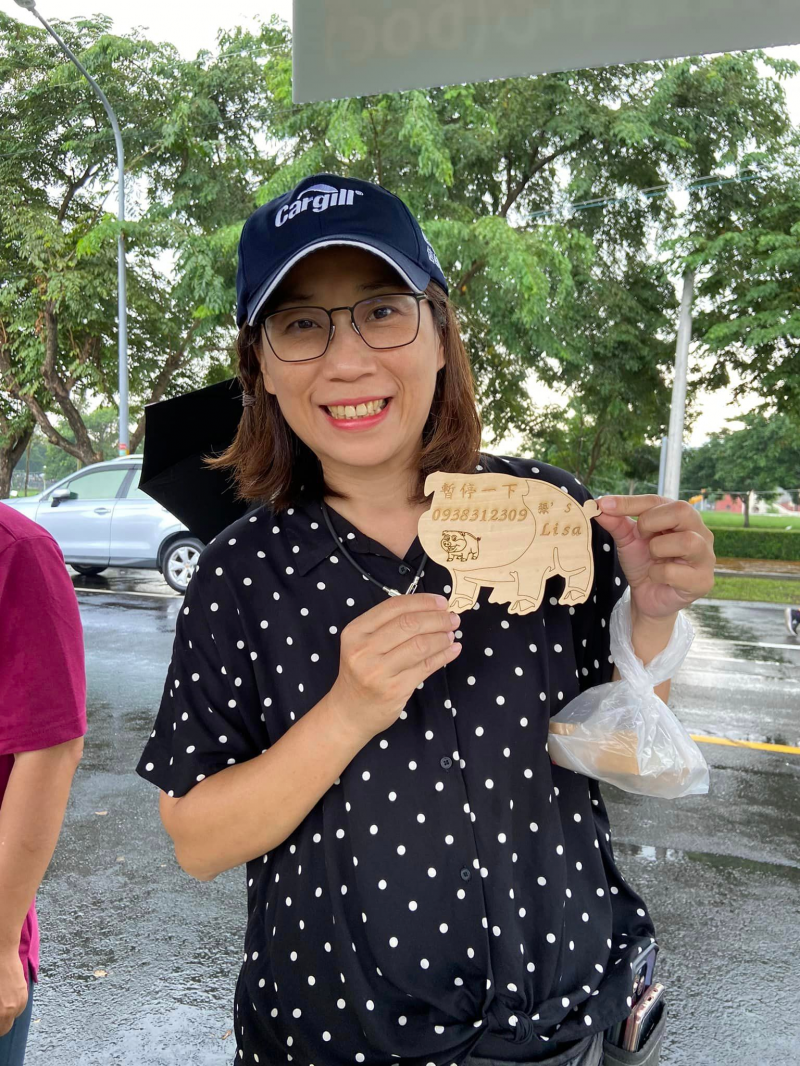 民眾利用數位雷雕，設計自己的作品