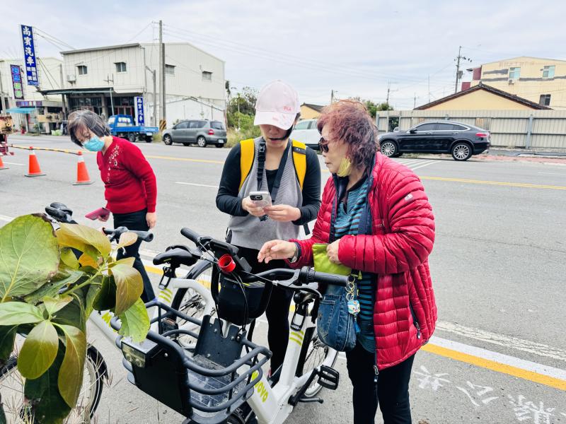 實地體驗租借腳踏車車