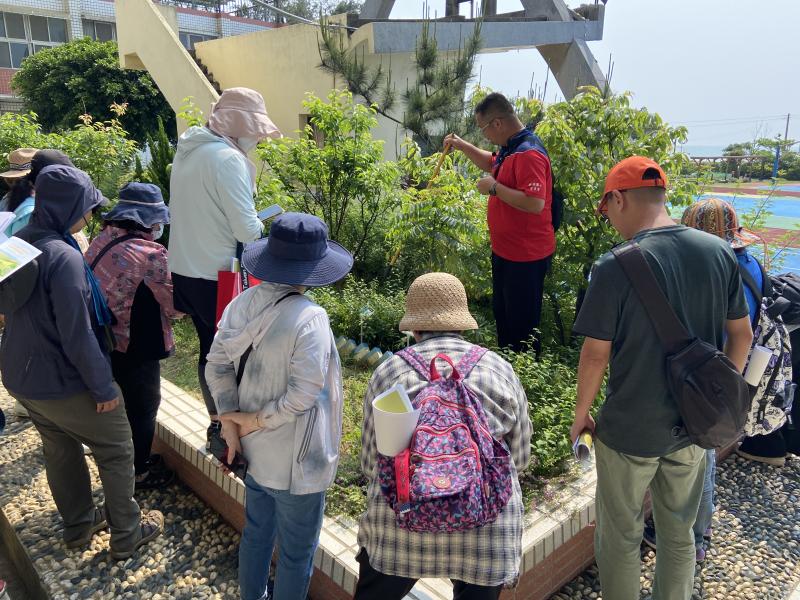 講師講解植物中