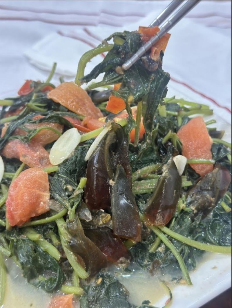 皮蛋地瓜葉成品