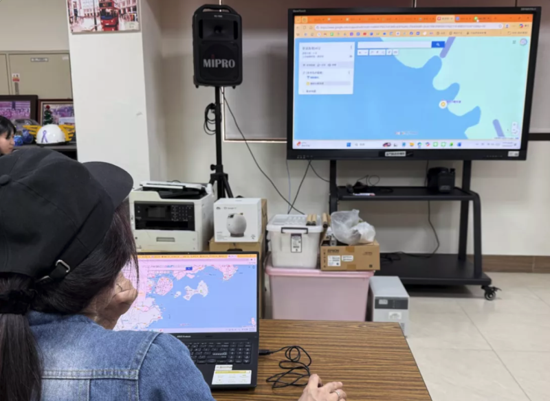 在地圖上建立對應地點