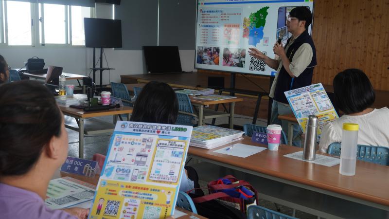 南投縣數位健康轉型的據點佈建圖