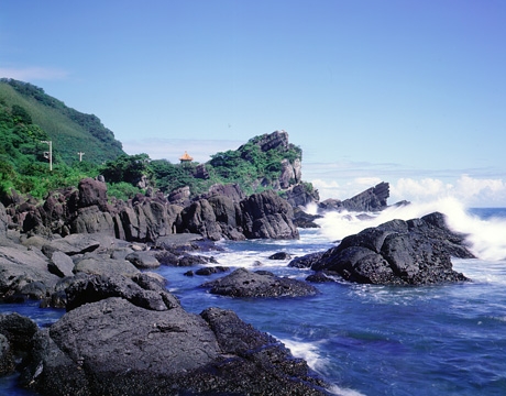 海岬岩岸
