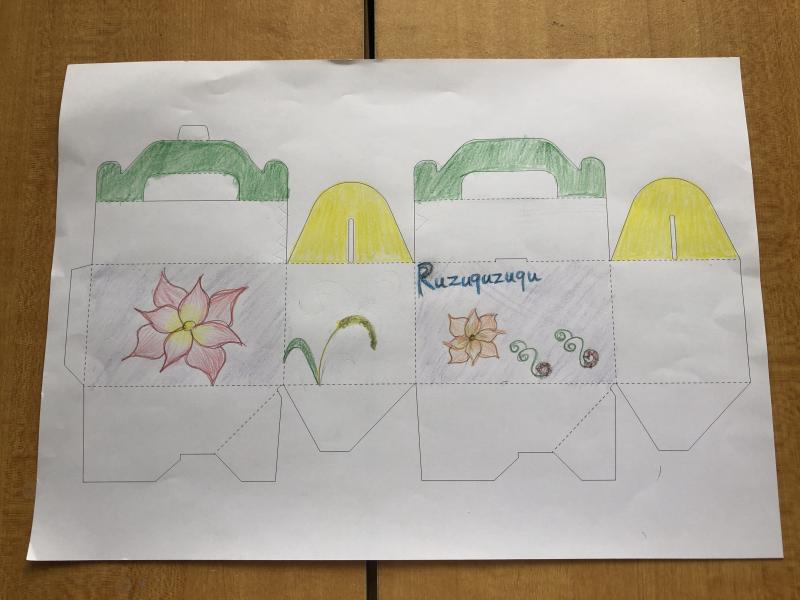 農產銷班設計出自己的包裝盒