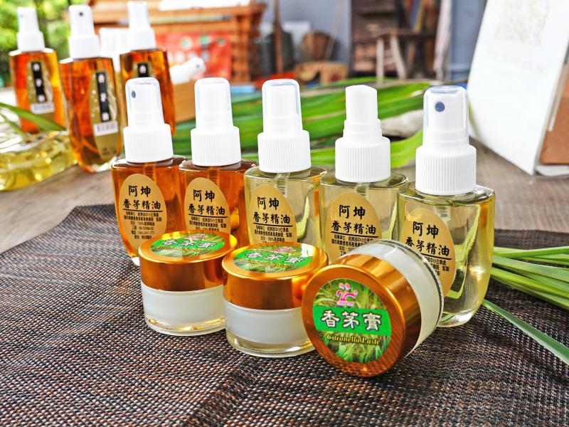 純天然的香茅精油可以預防蚊蟲,是喜歡戶外遊玩的旅客,必備好物。