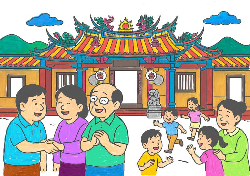 九如姑丈，麟洛阿舅~~王爺奶奶故事繪本-封面照