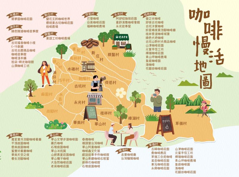 古坑DOC：咖啡特色紀錄－圖文地圖與影音推廣-封面照