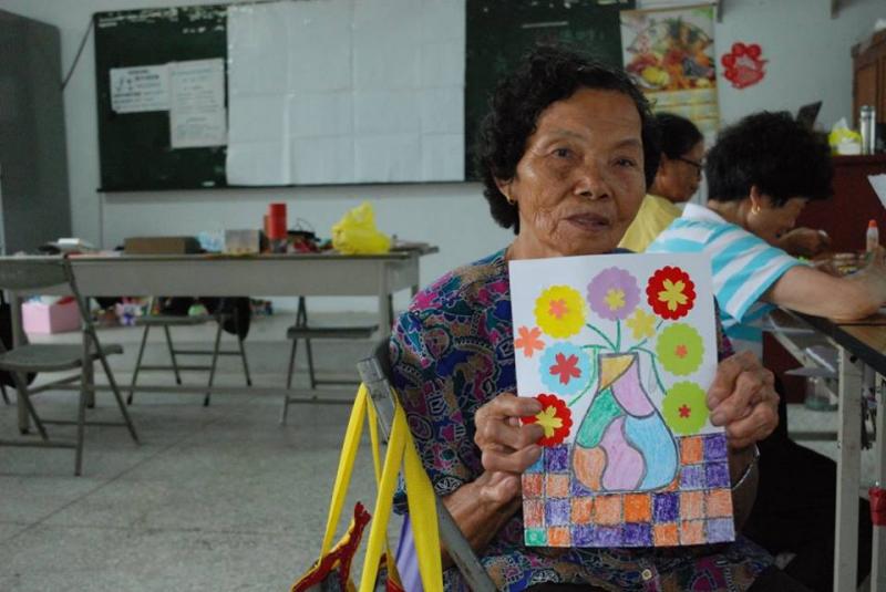 長者繪畫的成果