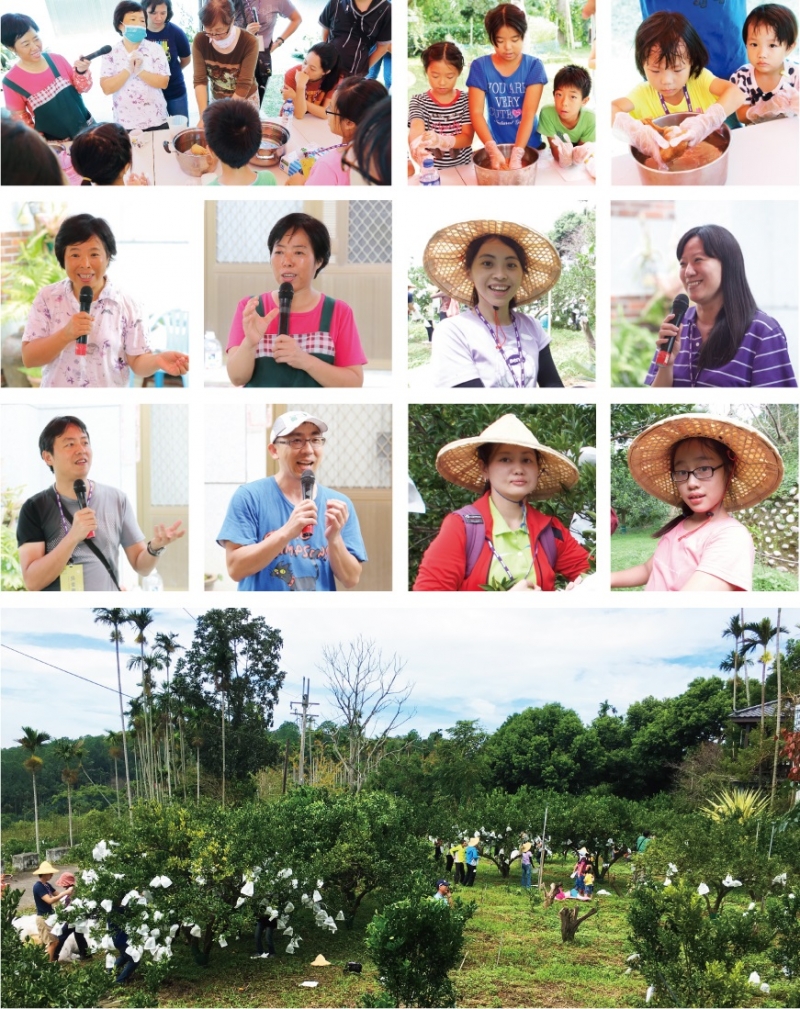 志工感謝相關單位給予的勞作機會，分享一日心得