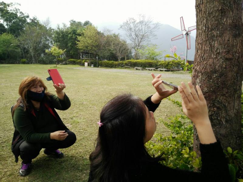 學員把最美麗的東西透過鏡頭拍出美麗的一張照片
