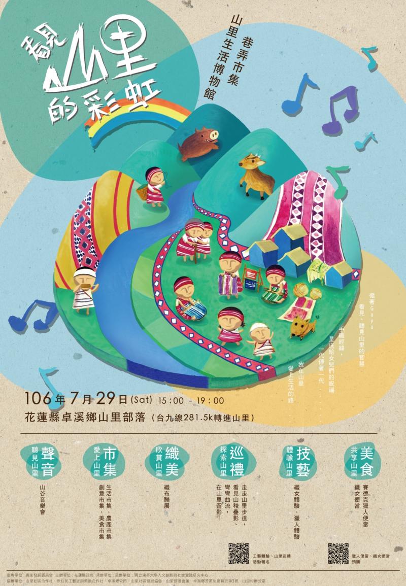 7/29【活動延期】看見山里的彩虹-生活博物館巷弄市集活動-封面照