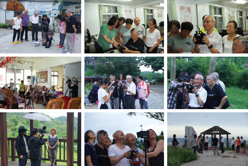 空拍機拍攝學員互動及操作過程