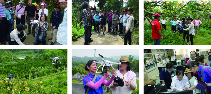 訪談在地人物及學習操作空拍機
