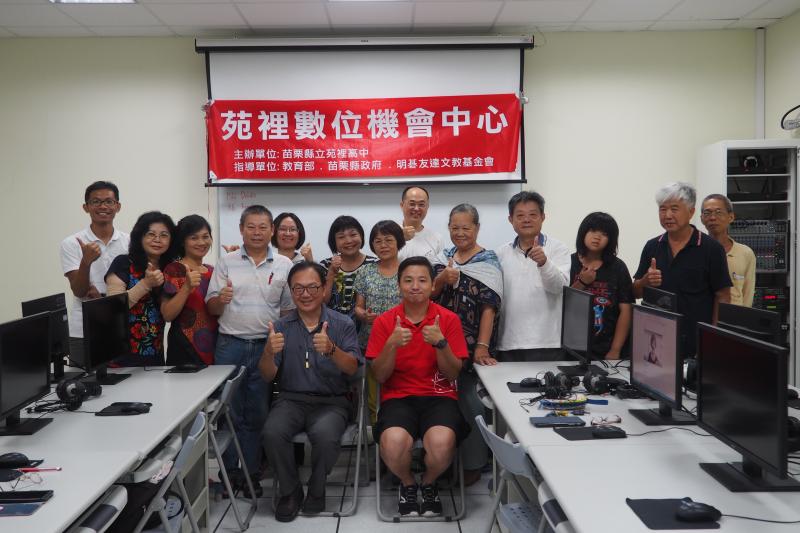 「影片錄製與剪輯」課程 合影