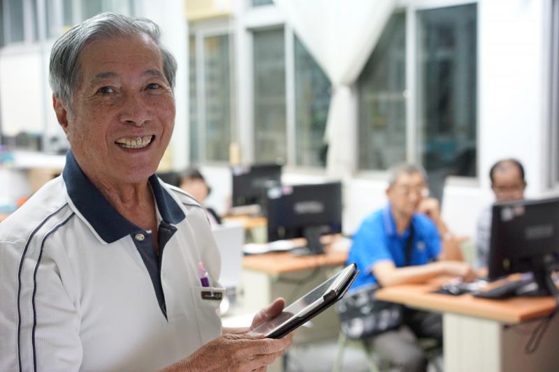 竹山DOC的志工廖大哥