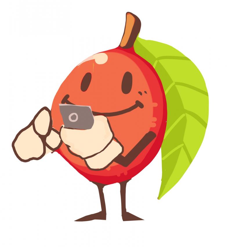 愛文芒果公仔，提升品牌辦別度。