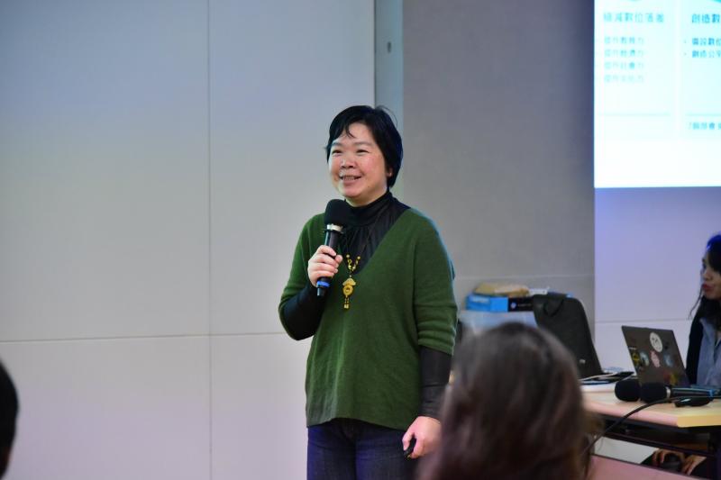 教育部資科司游淑卿，期許大家繼續為 DOC 傳播數位美麗種子。