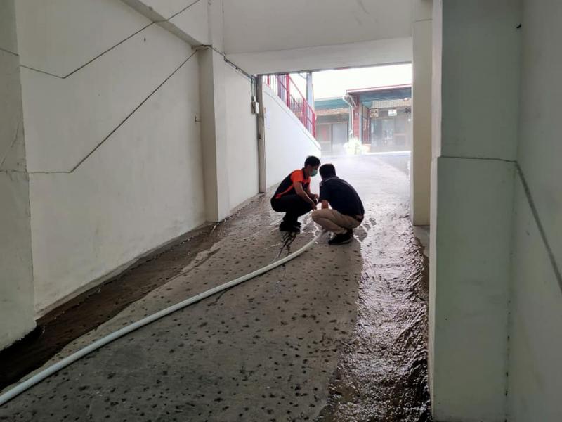 測試噴水系統