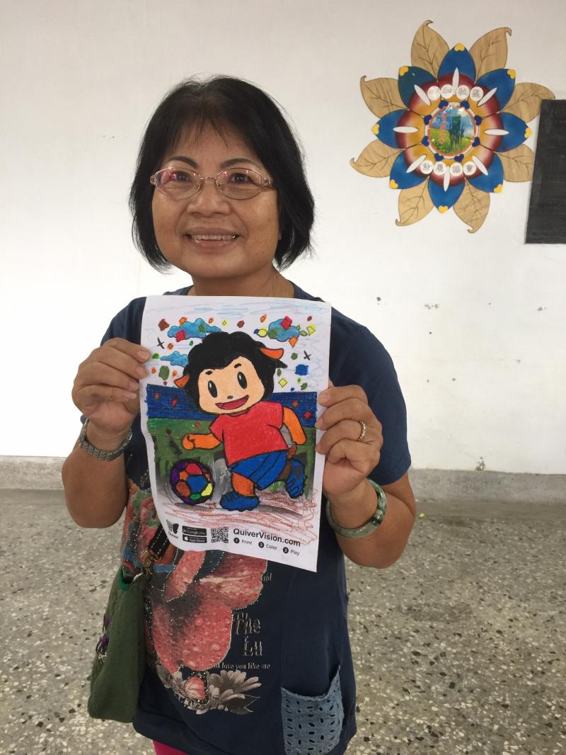 先塗色，再用平板去掃描,好玩的事,就發生了!