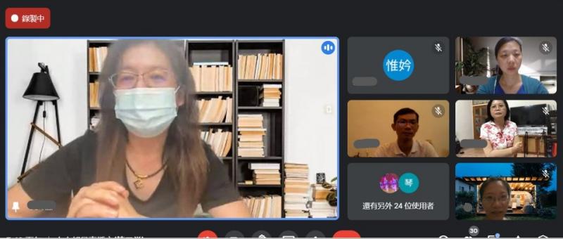 學員練習直播介紹衛教宣導