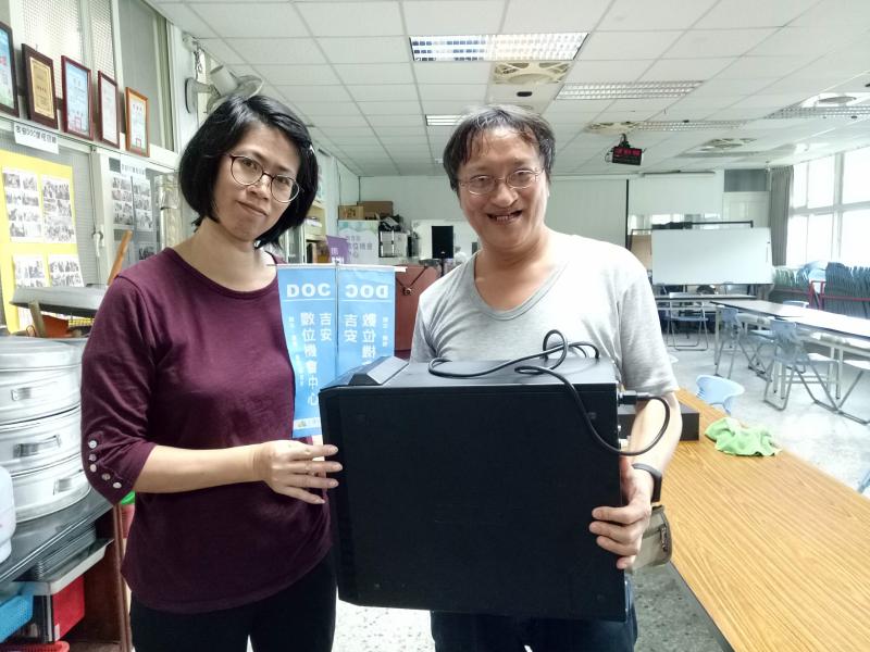 很感謝吉安DOC為我申請一套二手電腦
