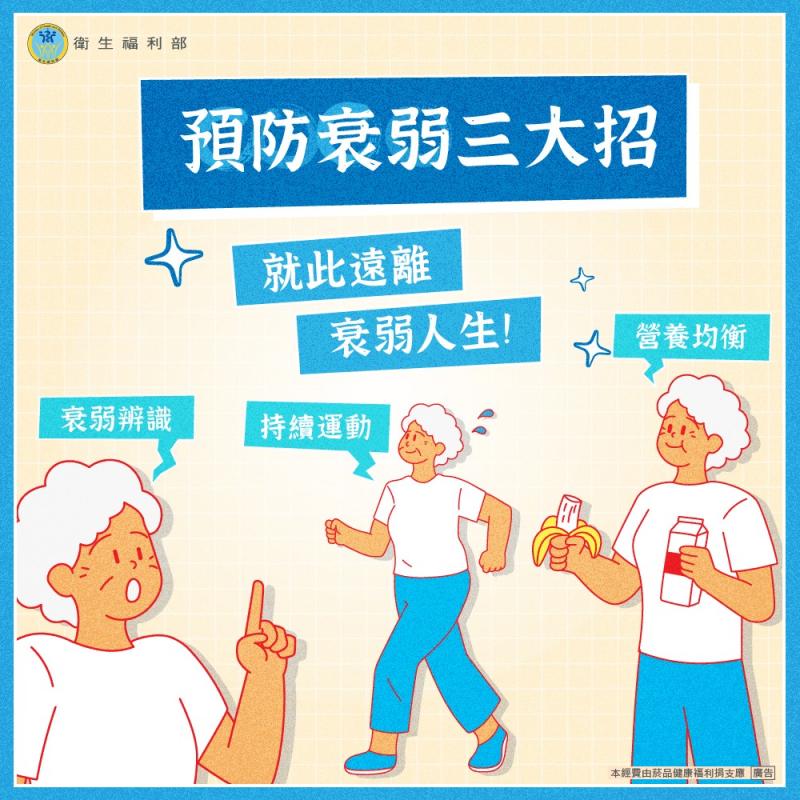 預防衰弱三大招