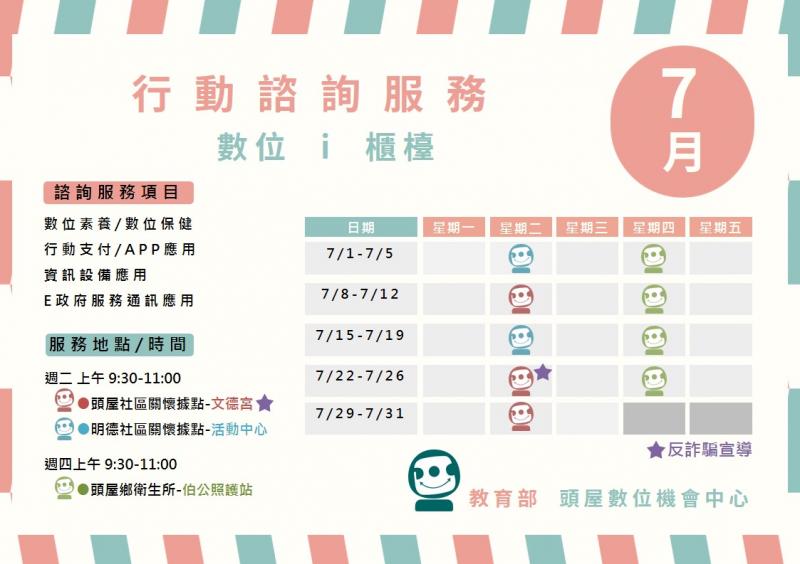 【DOC小知識】7月行動諮詢服務+打造友善網路環境-封面照