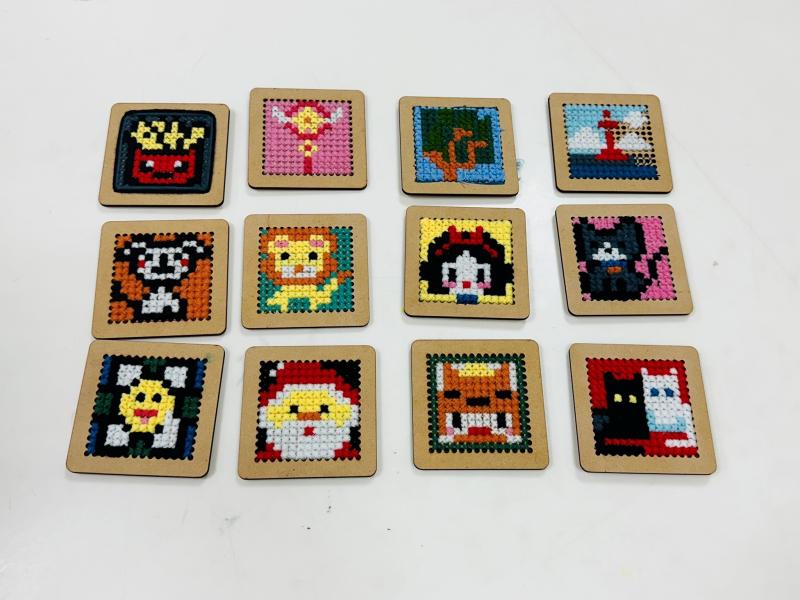 從螢幕上的圖片變成十字繡成品