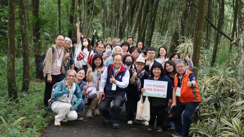 精彩的數位導覽小旅行合影