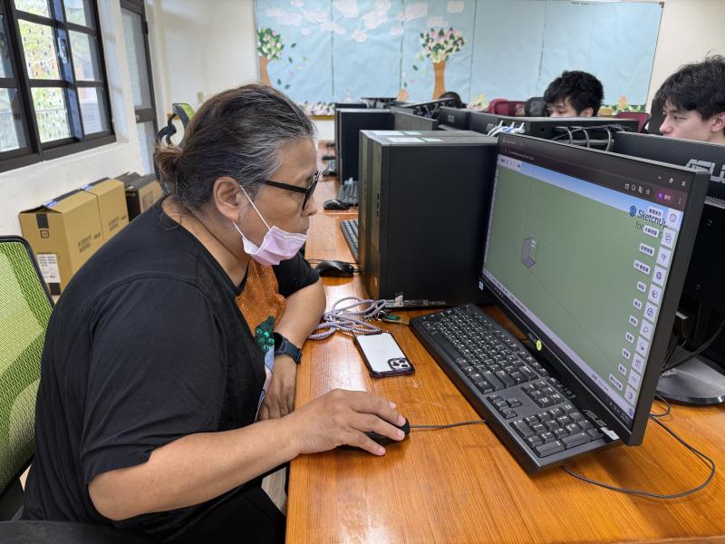 認真學習的模樣