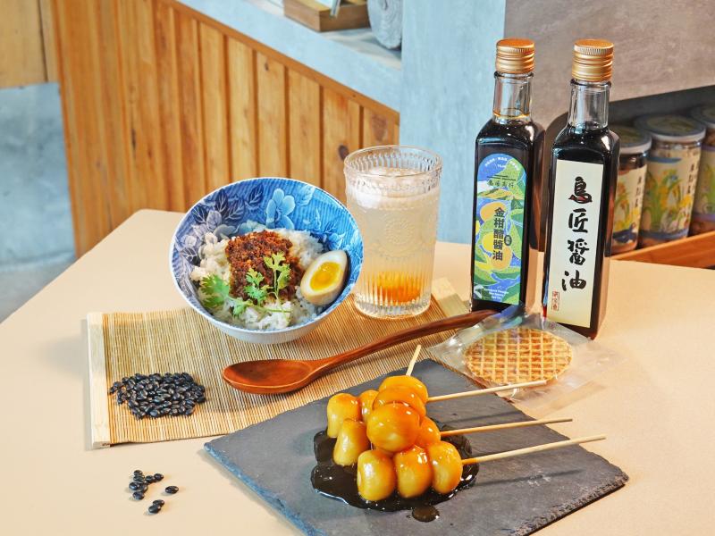 金棗的酸甜加上醬油鹹香，拿來拌麵和淋沙拉最好吃！