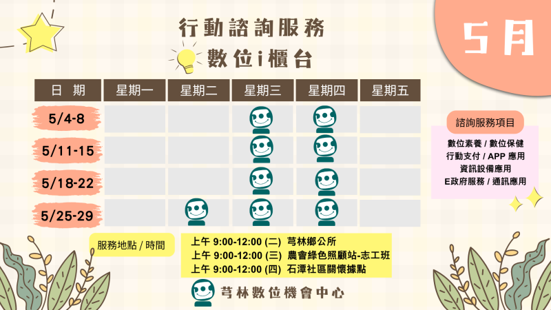 【5月行動 i 櫃檯】讓手機變成您的得力助手！