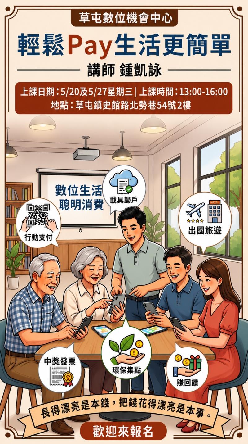 提升自信使用數位支付工具