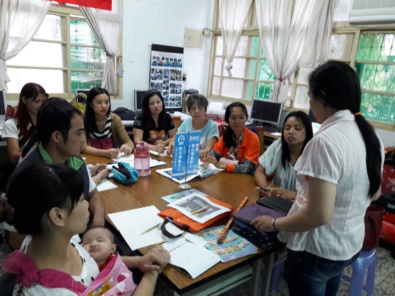 學員認真聽講中