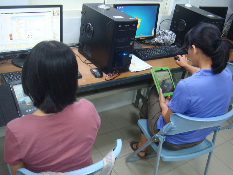 學員操作畫面