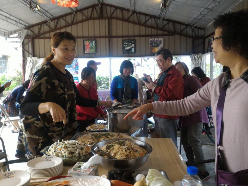 學員詢問食材的比例的份量